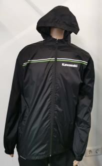 Kawasaki Regenjacke Sports Schwarz-Grün Gr.3XL